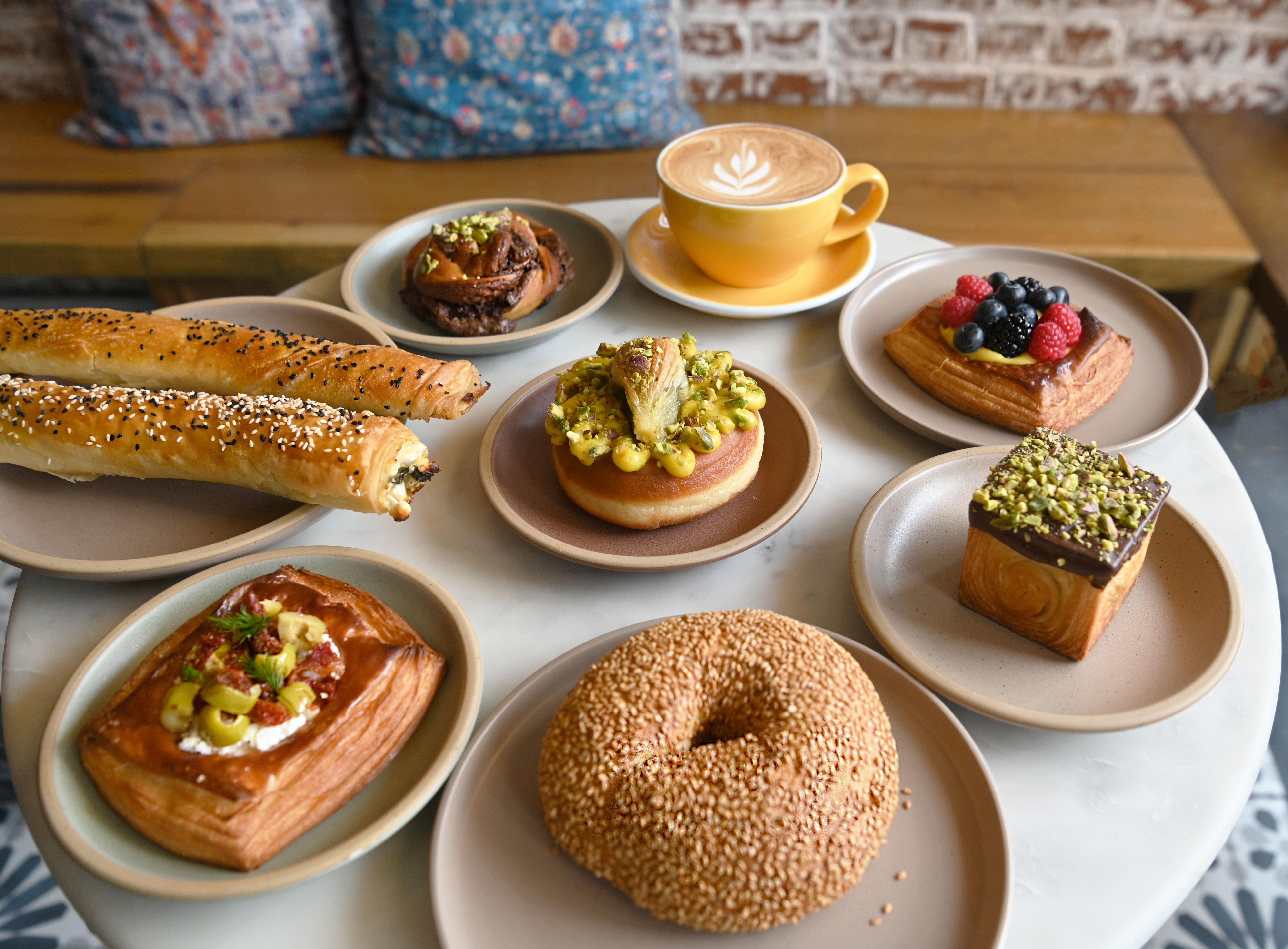 Fresh bakery display